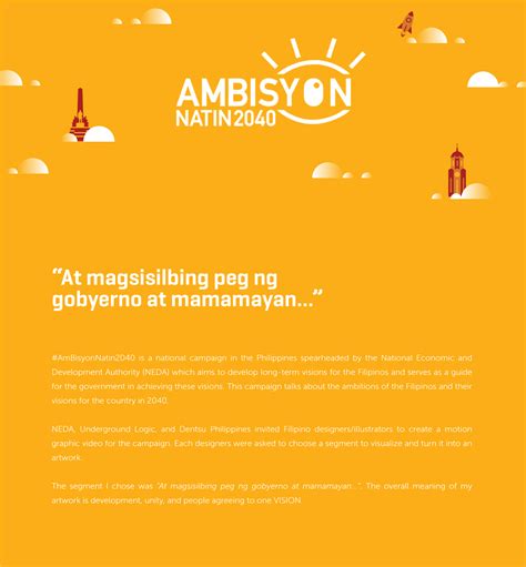 ambisyon meaning in tagalog with example